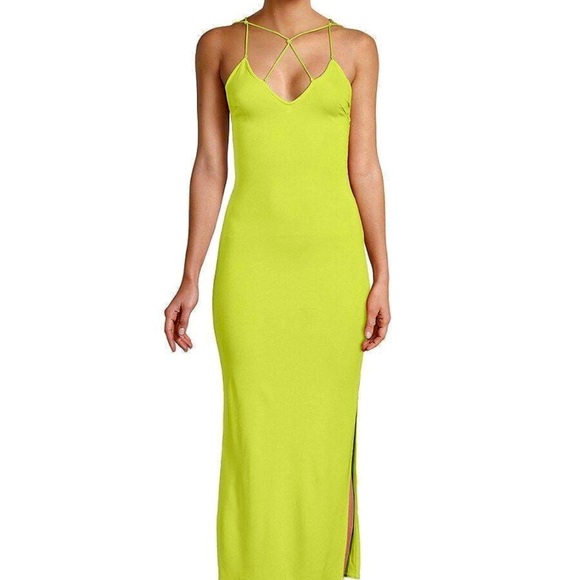 Frame Neon low V Strappy Slip Dress size XS - Picture 7 of 16